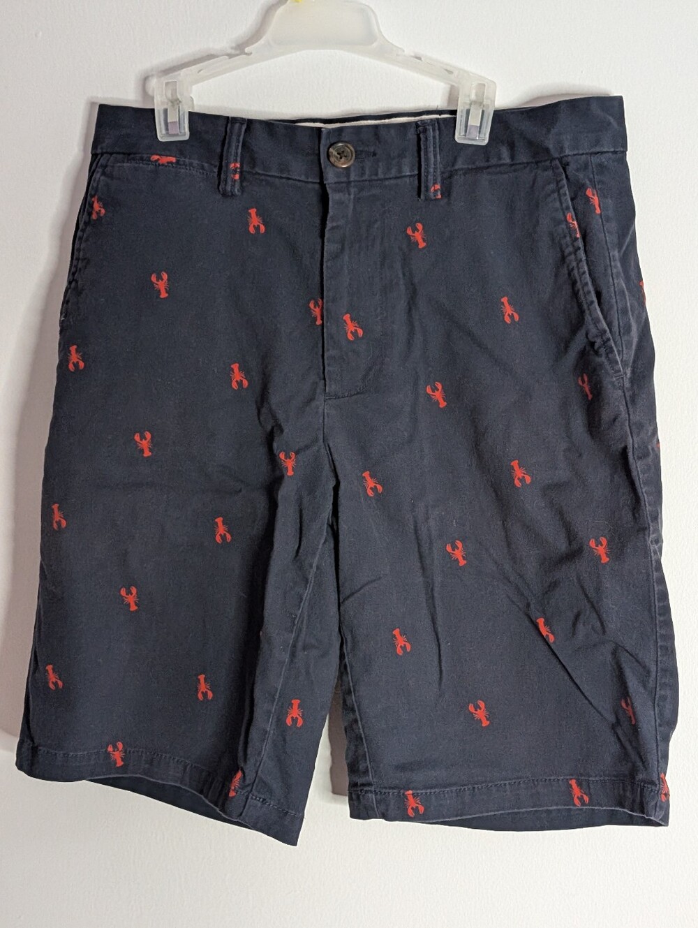 Old Navy Lobster Shorts Size 30 Waist Novelty Quirky Vacation Print